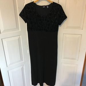 Vintage Gap Long Black Dress